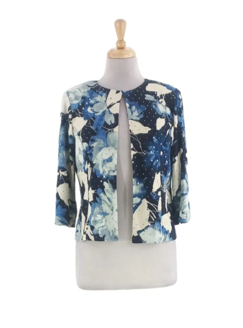 SPARKLY DETAILED ROUND NECK JACKET sold by FBO