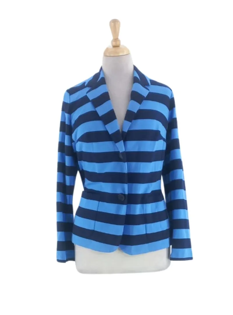 STRIPED DOUBLE BUTTON JACKET sold by FBO