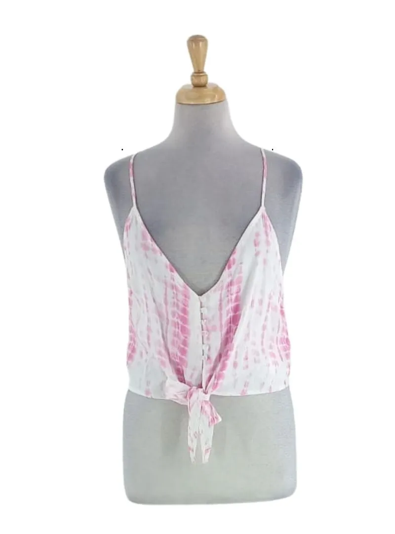 TIE DYE DETAILED STRAPPY TOP sold by FBO