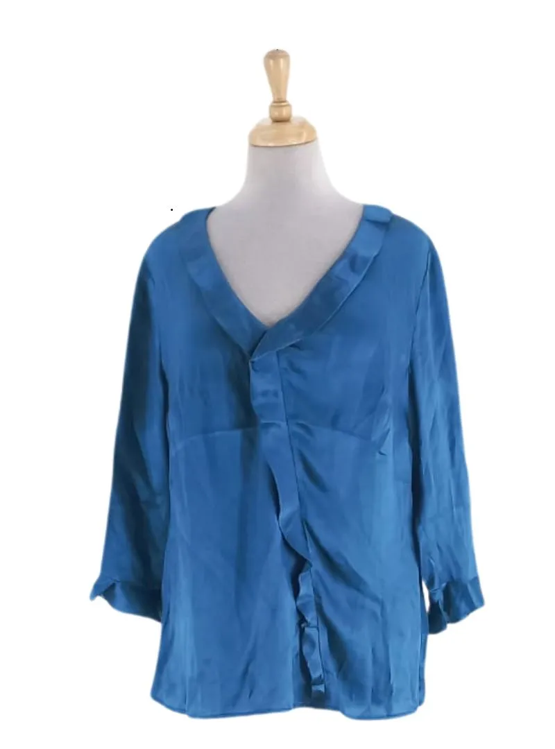 SILKY LONG SLEEVE BLOUSE sold by FBO