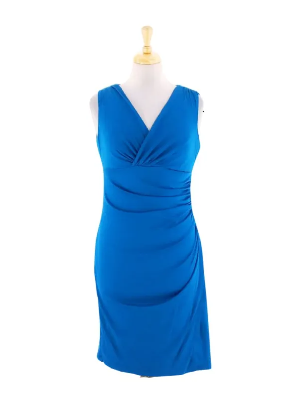 SIDE RUCHED SLEEVELESS DRESS sold by FBO