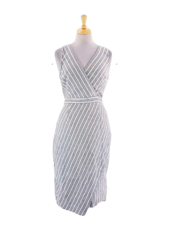STRIPED SLEEVELESS DRESS sold by FBO