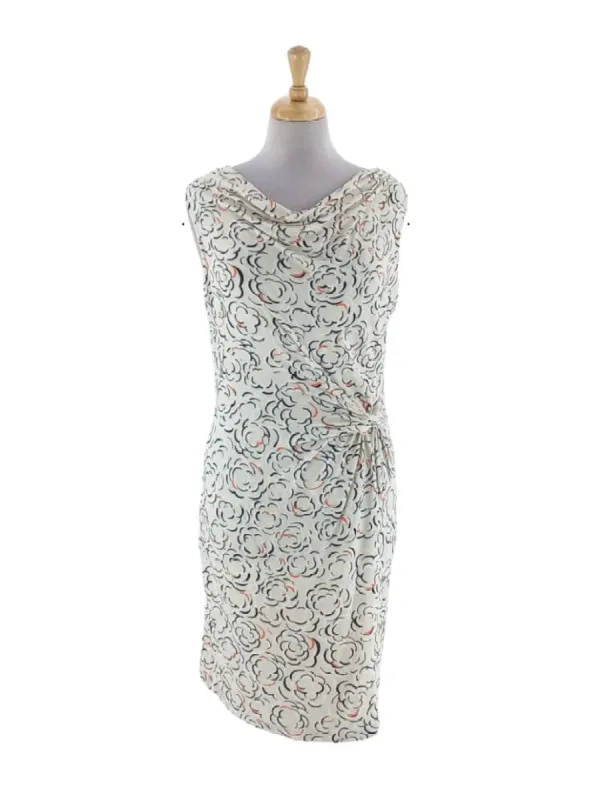 DETAILED COWL NECK SLEEVELESS DRESS sold by FBO