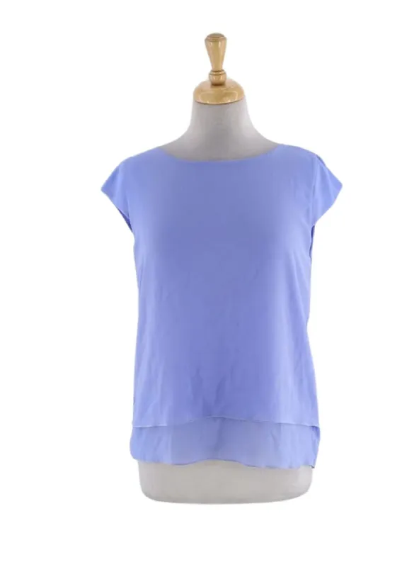 DOUBLE LAYERD SOLID BLOUSE sold by FBO