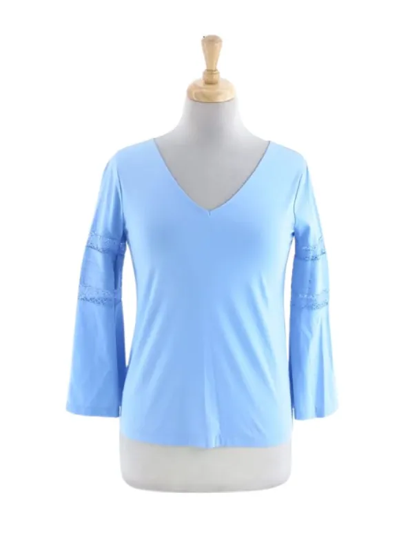 DETAILED FLARE SLEEVE BLOUSE sold by FBO