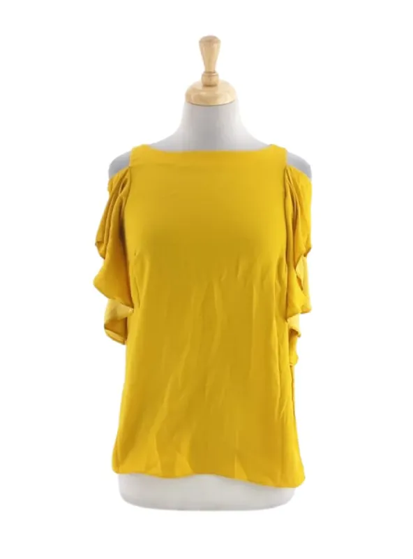 COLD SHOULDER BUTTERFLY SLEEVE BLOUSE sold by FBO