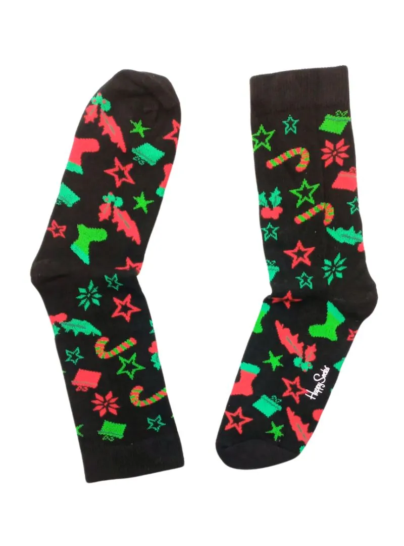 CHRISTMAS PRINT DETAIL SOCKS sold by FBO