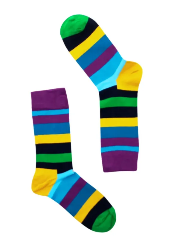 COLORED STRIPED SOCKS sold by FBO