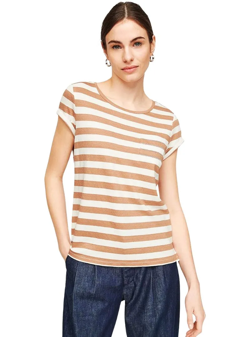STRIPED CASUAL TEE sold by FBO