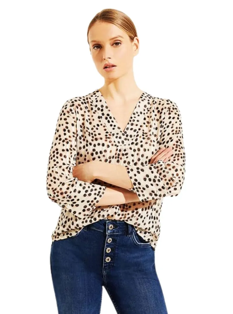 V NECK PRINTED BLOUSE sold by FBO