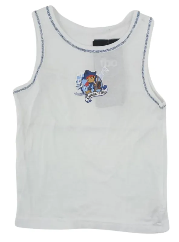 DETAIL PRINT SLEEVELESS TEE sold by FBO