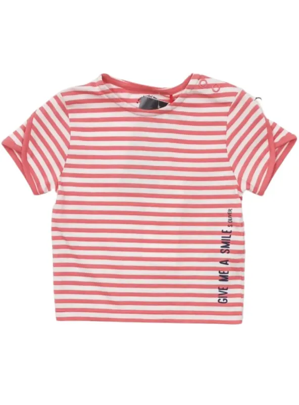 STRIPED PRINT TEE sold by FBO