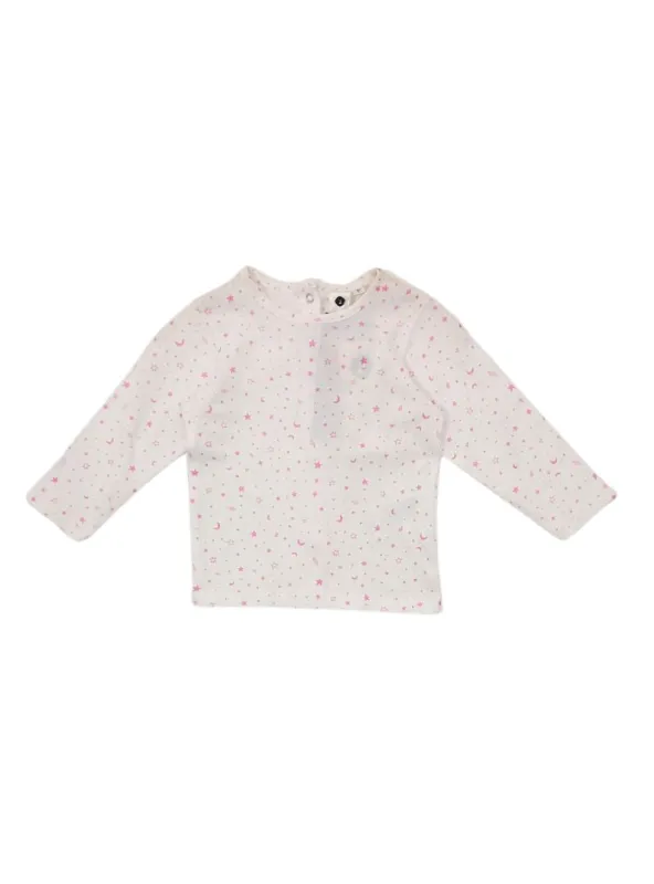 PRINTED LONG SLEEVE TOP sold by FBO