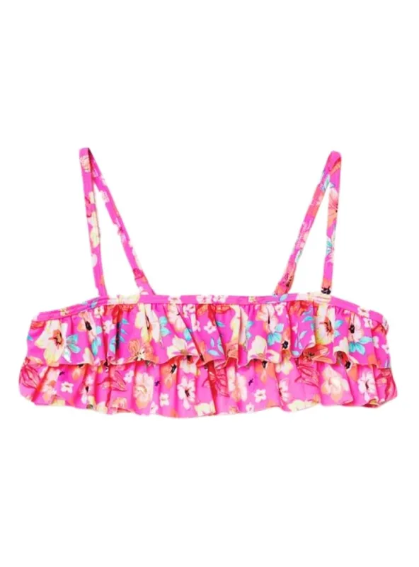 FLORAL PRINT BIKINI TOP sold by FBO