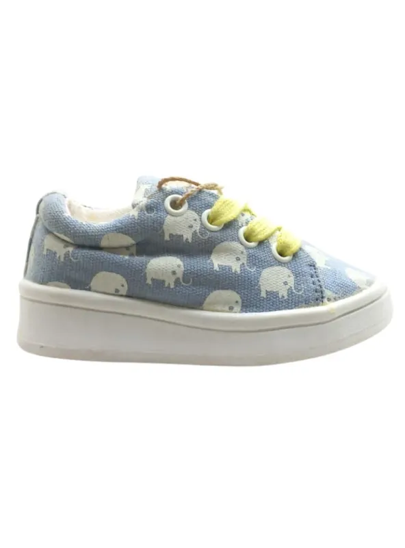 ELEPHANT PRINTED LACE UP SNEAKERS sold by FBO