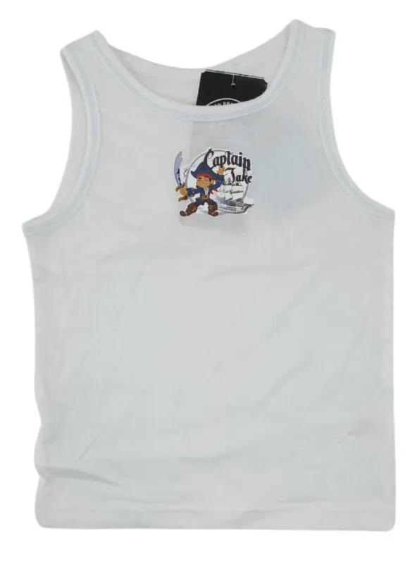 DETAIL PRINT SLEEVELESS TEE sold by FBO