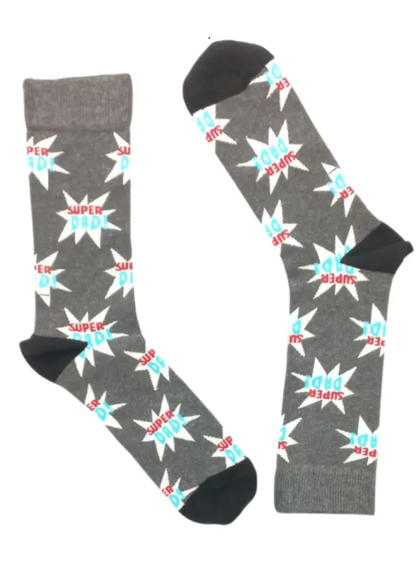 SUPER DAD! DETAILED SOCKS sold by FBO