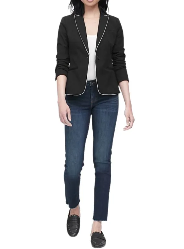 DETAILED LINING MOCK POCKET BLAZER sold by FBO