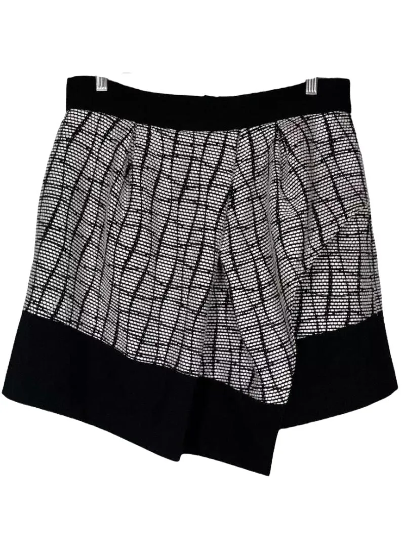 KNITTED TEXTURED WRAP SKIRT sold by FBO