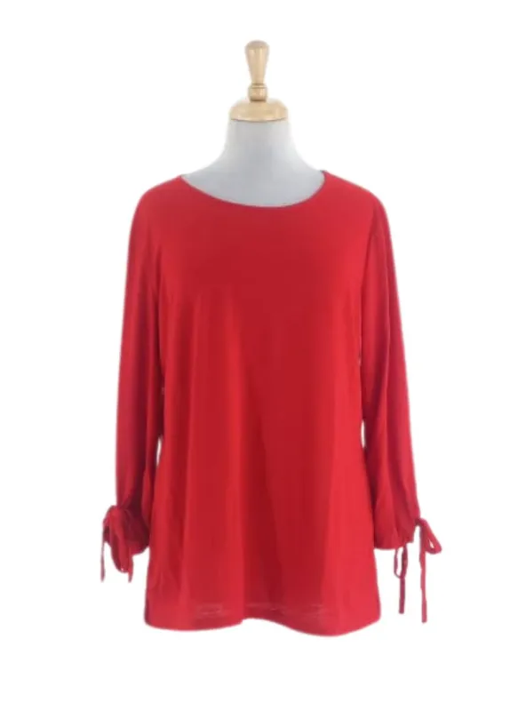 ROUND NECK TIE SLEEVE TEE sold by FBO