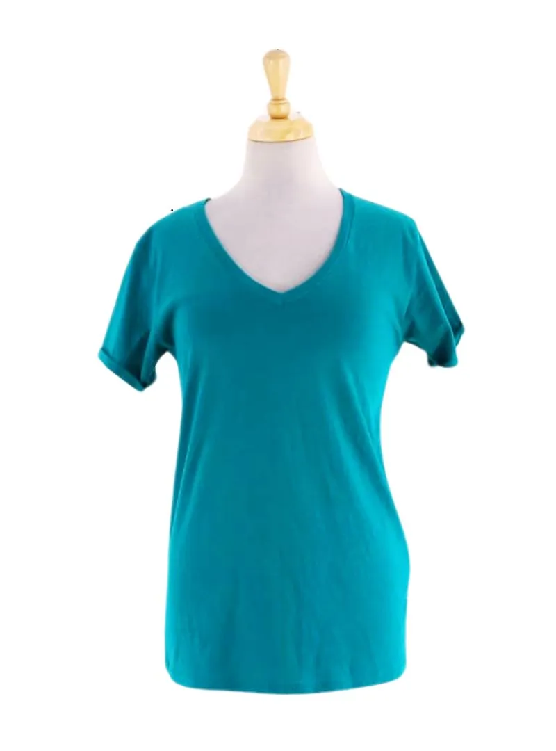 V NECK BASIC TEE sold by FBO