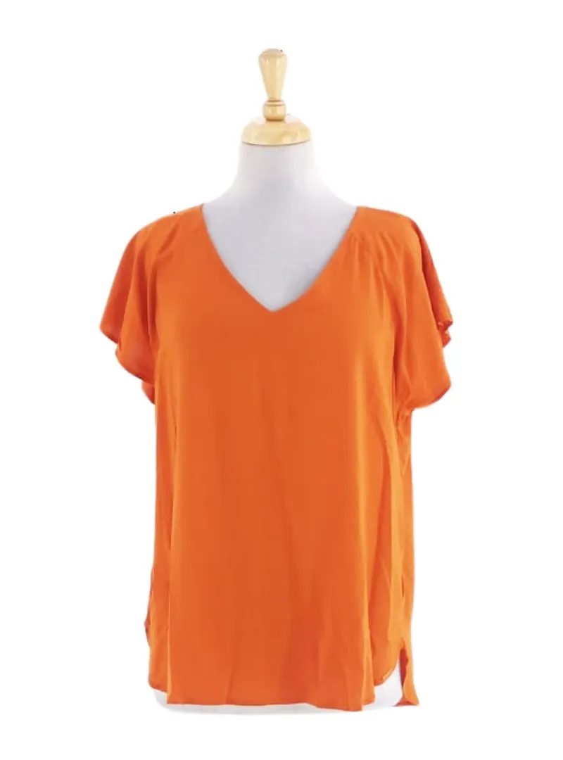 V NECK BASIC BLOUSE sold by FBO