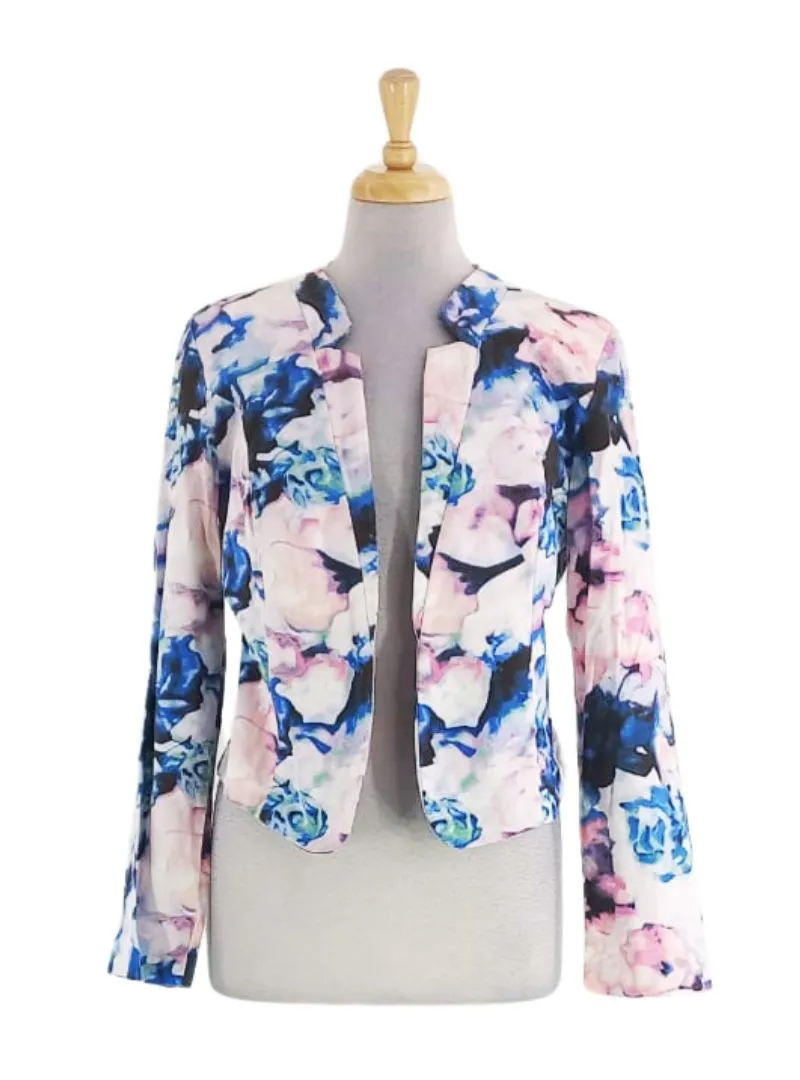 PRINTED LONG SLEEVE BLAZER sold by FBO