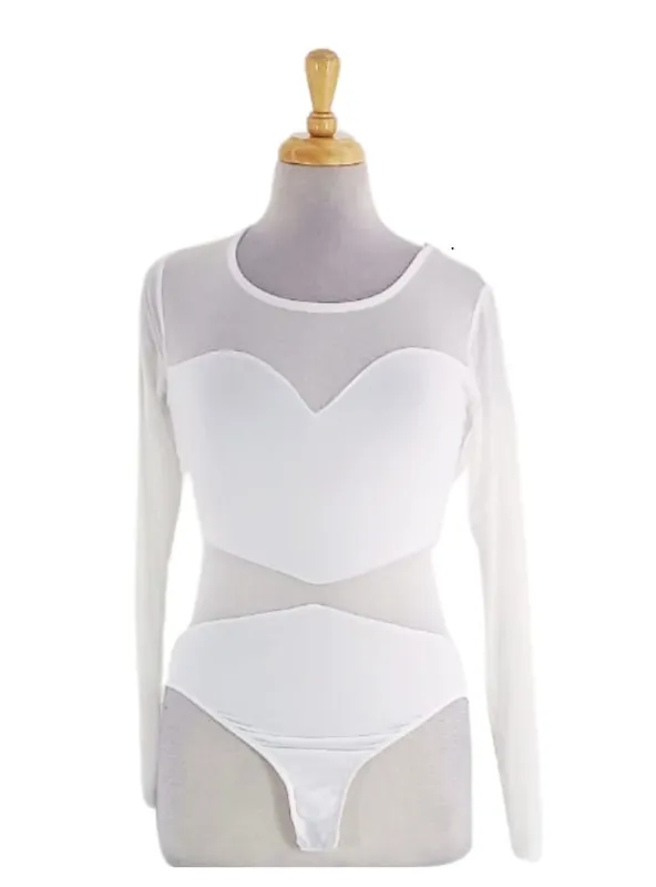 MESH SLEEVE BODYSUIT sold by FBO
