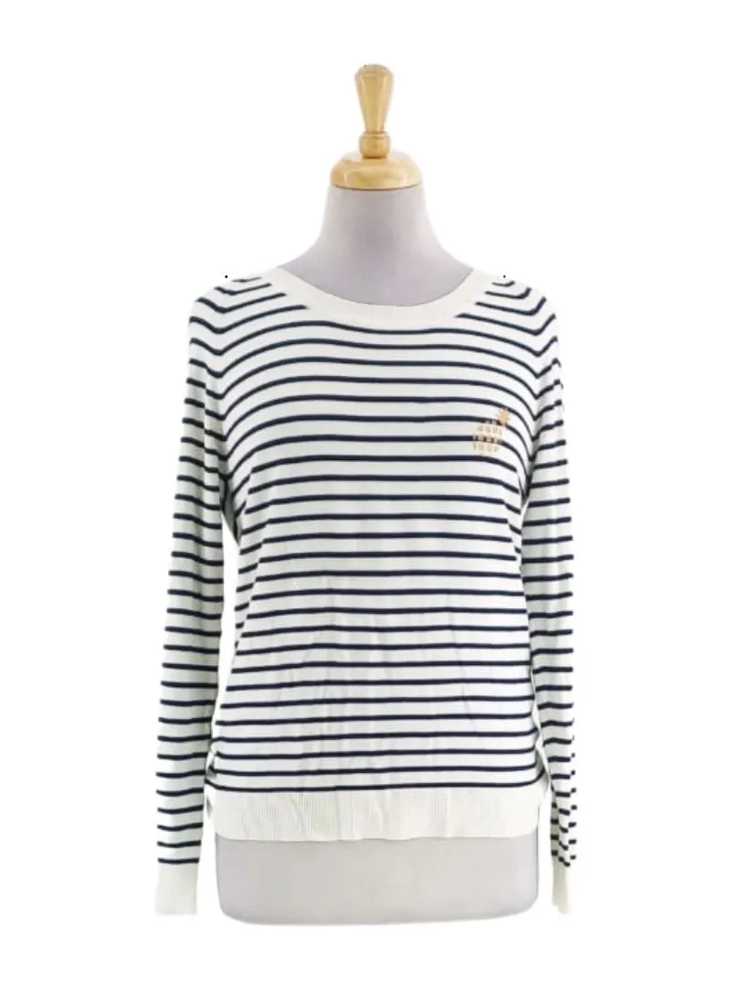 STRIPED CASUAL KNIT TOP sold by FBO