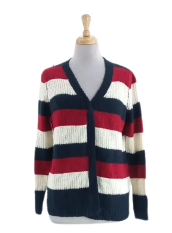 DETAILED STRIPED CARDIGAN sold by FBO