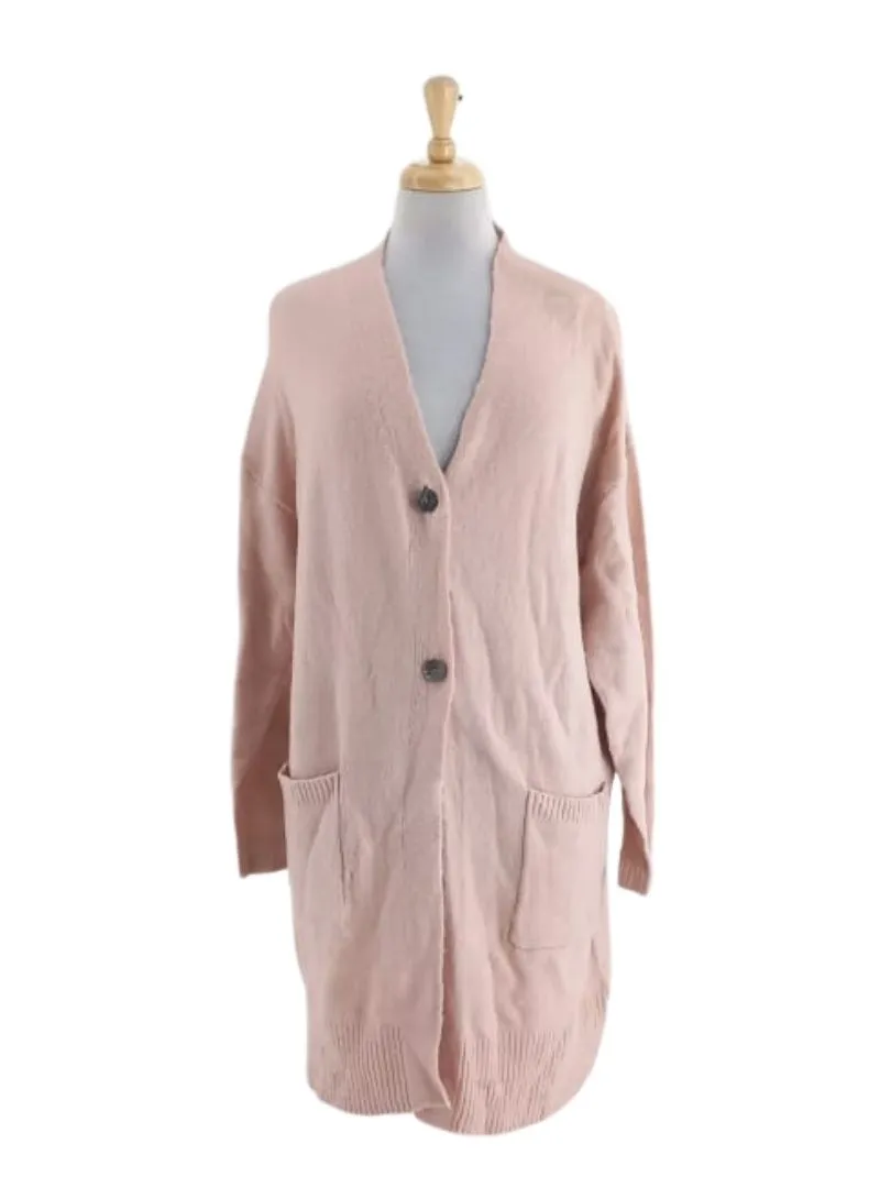 BUTTONED LONG LENGTH CARDIGAN sold by FBO