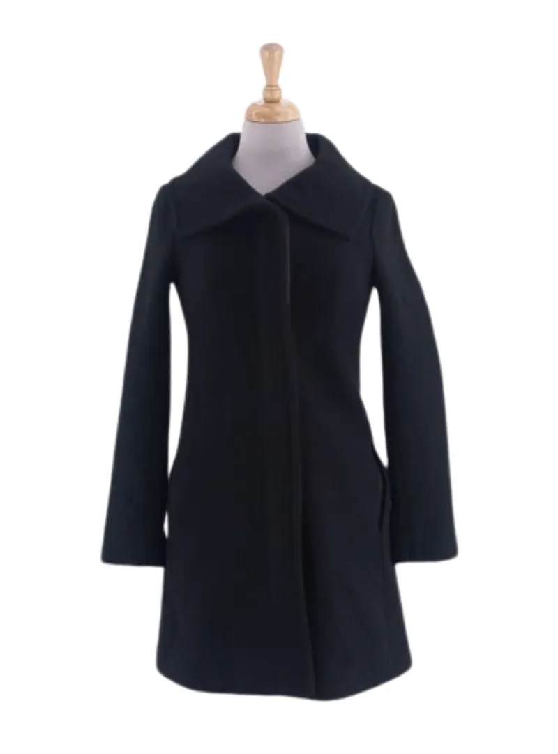 WOOL BLEND ZIP UP COAT sold by FBO