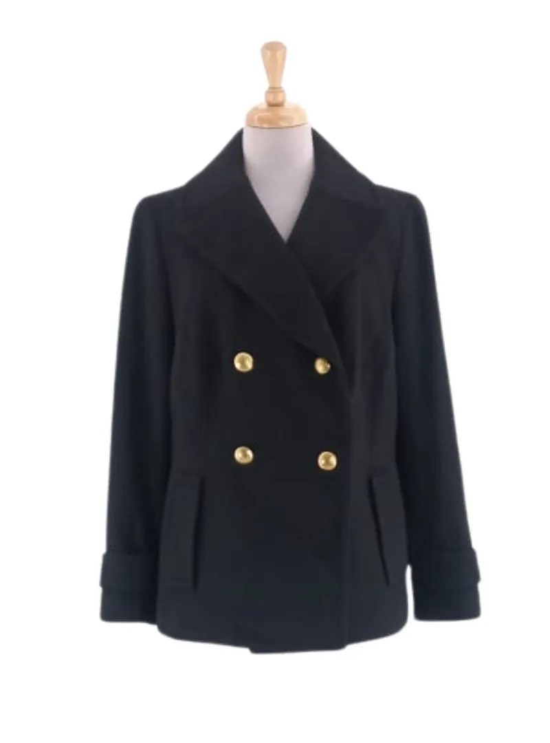 PATTERN TEXTURED DOUBLE BUTTON COAT sold by FBO