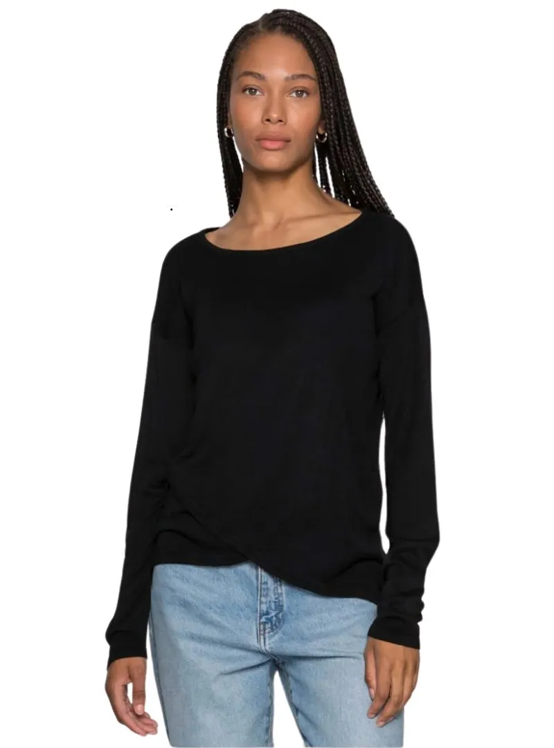 BASIC LONG SLEEVE KNIT TOP sold by FBO