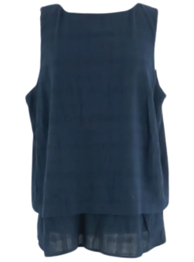 DETAILED SLEEVELESS BLOUSE sold by FBO