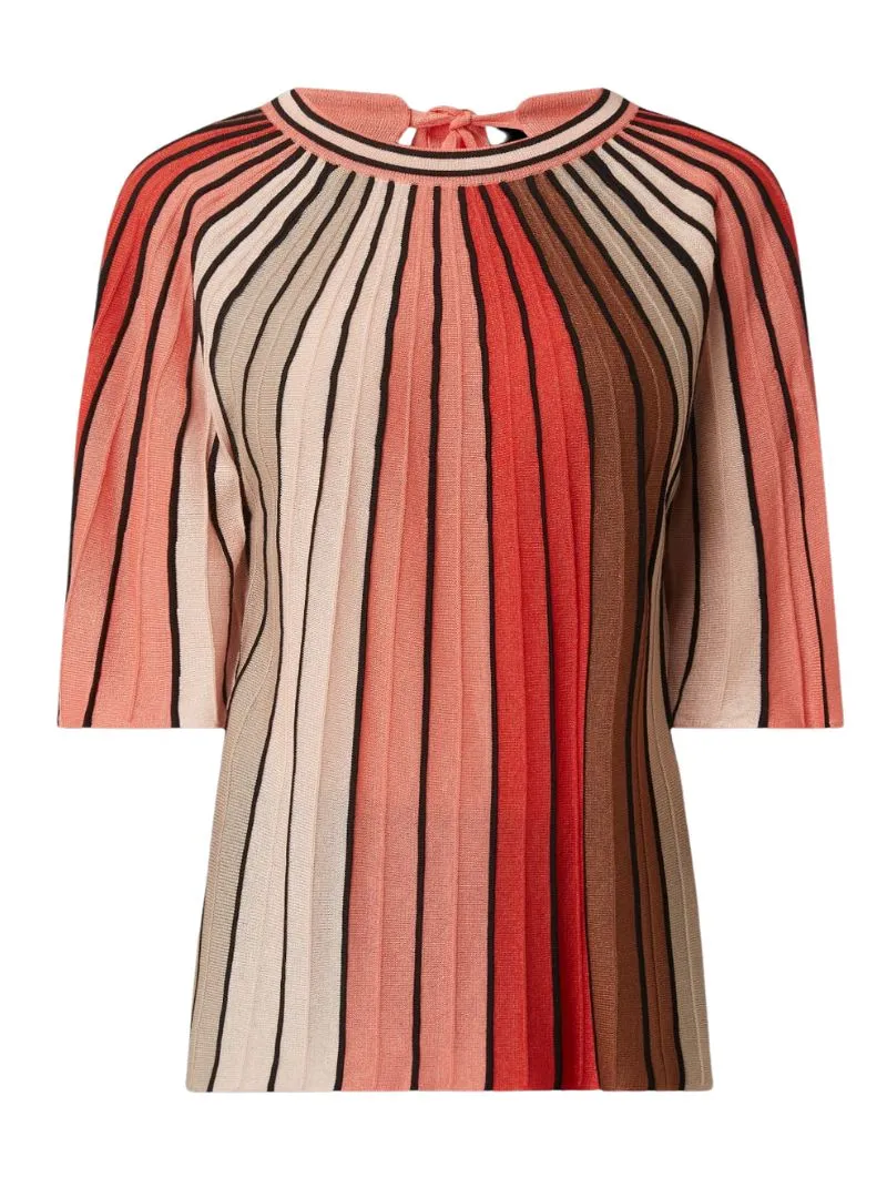 TEXTURED KNIT FLARE SLEEVE TOP sold by FBO product image thumbnail 2