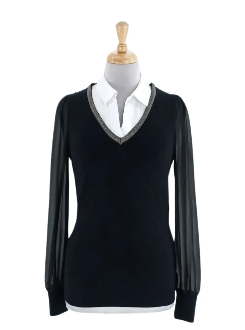 KNIT WITH ATTACHED SHIRT sold by FBO