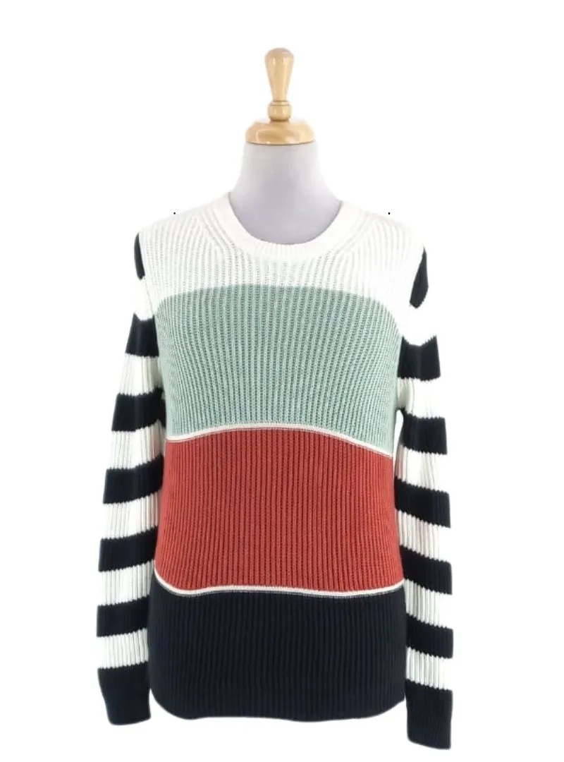MULTI COLOUR KNIT TOP sold by FBO