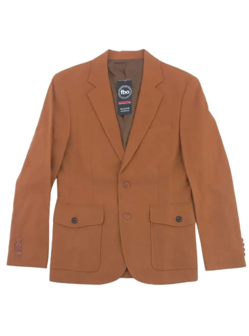 WOOL BLEND TEXTURED JACKET sold by FBO