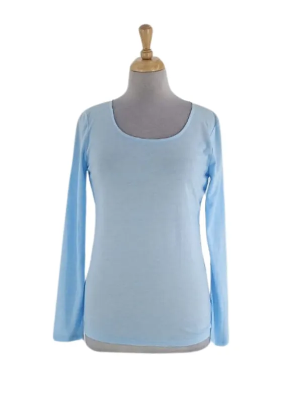 BASIC ROUND NECK LONG SLEEVE TEE sold by FBO