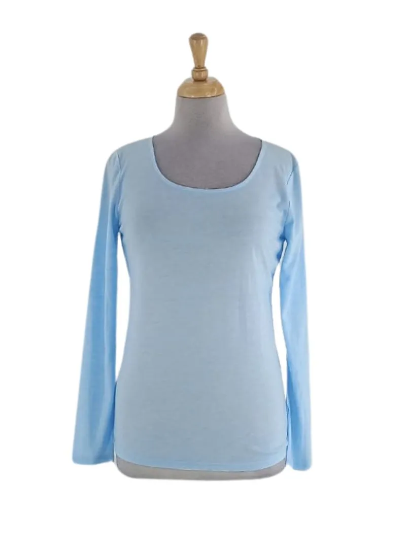 BASIC ROUND NECK LONG SLEEVE TEE sold by FBO