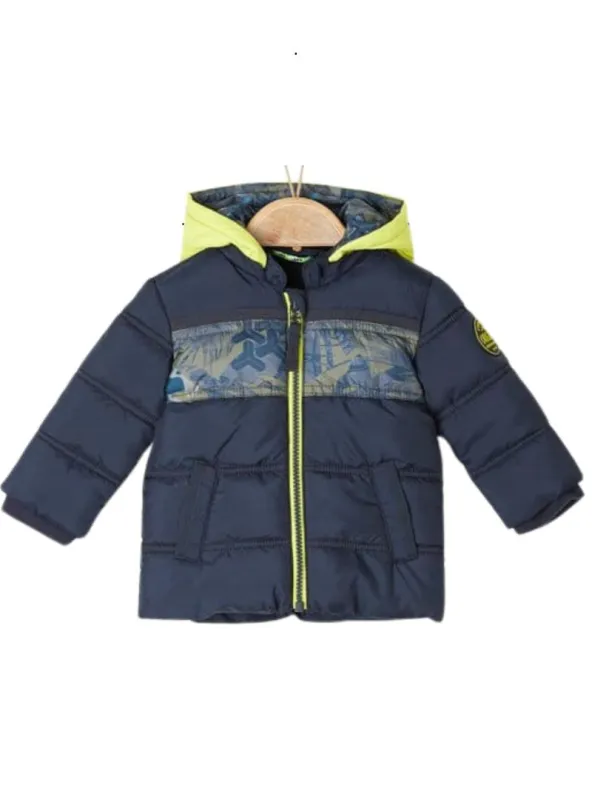 PUFFER JACKET WITH ZIP ON HOODIE sold by FBO