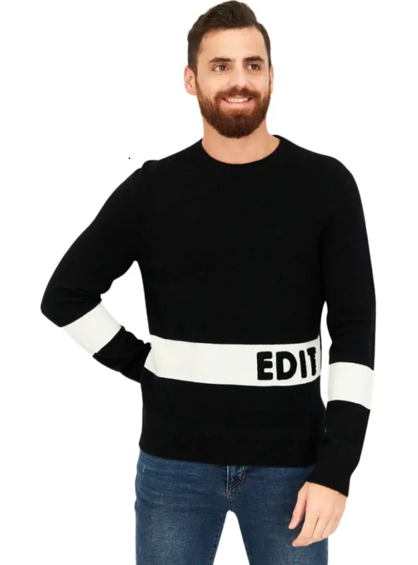 CREW NECK LONG SLEEVE TEXTURED SWEATER sold by FBO