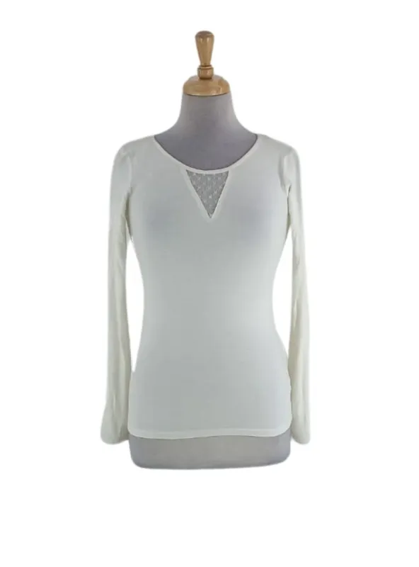 LACE DETAILED LONG SLEEVE TEE sold by FBO