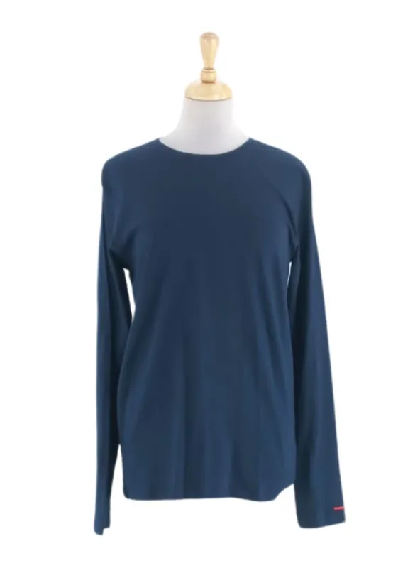 BASIC SOLID ROUND LONG SLEEVE TEE sold by FBO