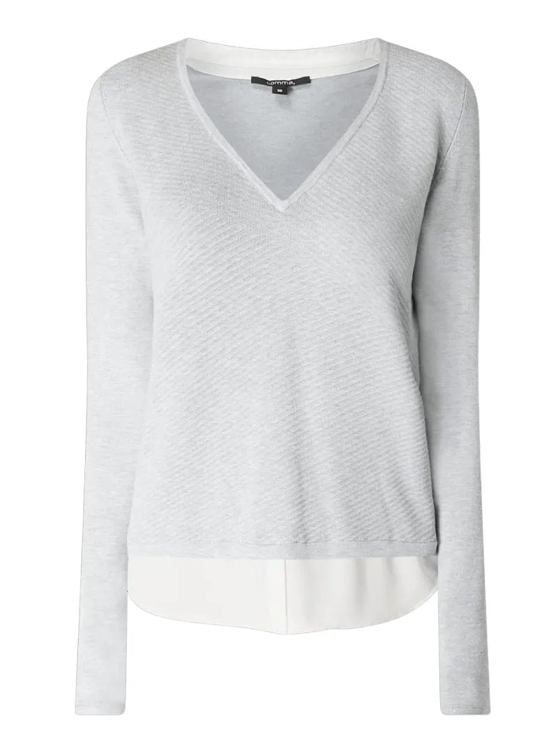 2 IN 1 LONG SLEEVE KNIT TOP sold by FBO product image thumbnail 3