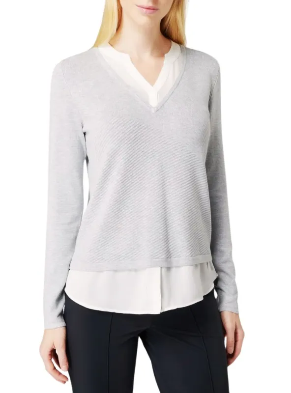 2 IN 1 LONG SLEEVE KNIT TOP sold by FBO