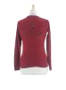 V-NECK FITTED BACK DETAILED KNIT TOP sold by FBO