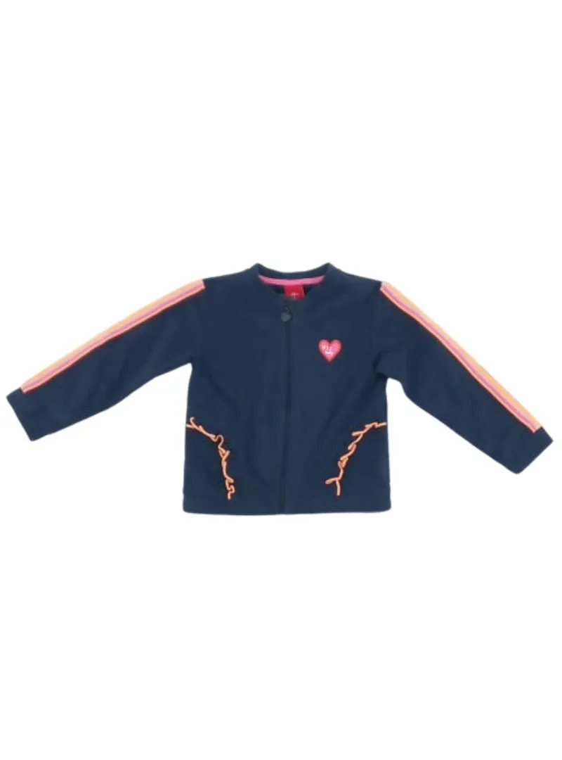 ZIP UP FLEECE FRILL PLEATED JACKET sold by FBO