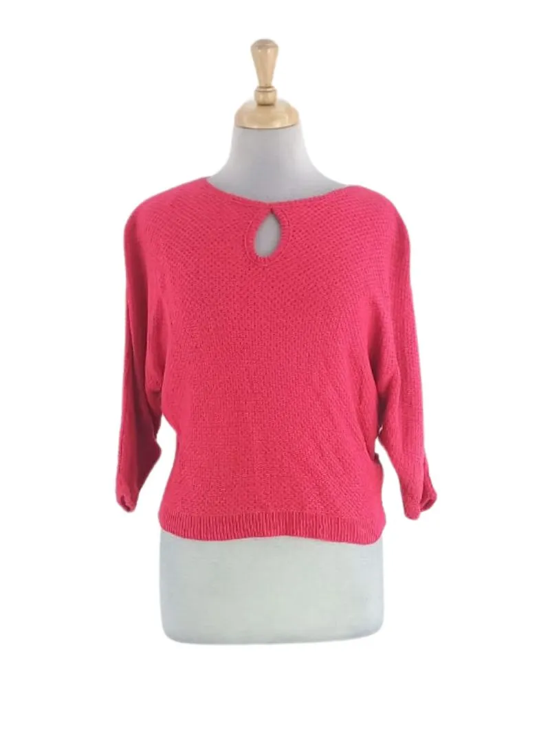 CUT OUT TEXTURED KNIT JERSEY sold by FBO